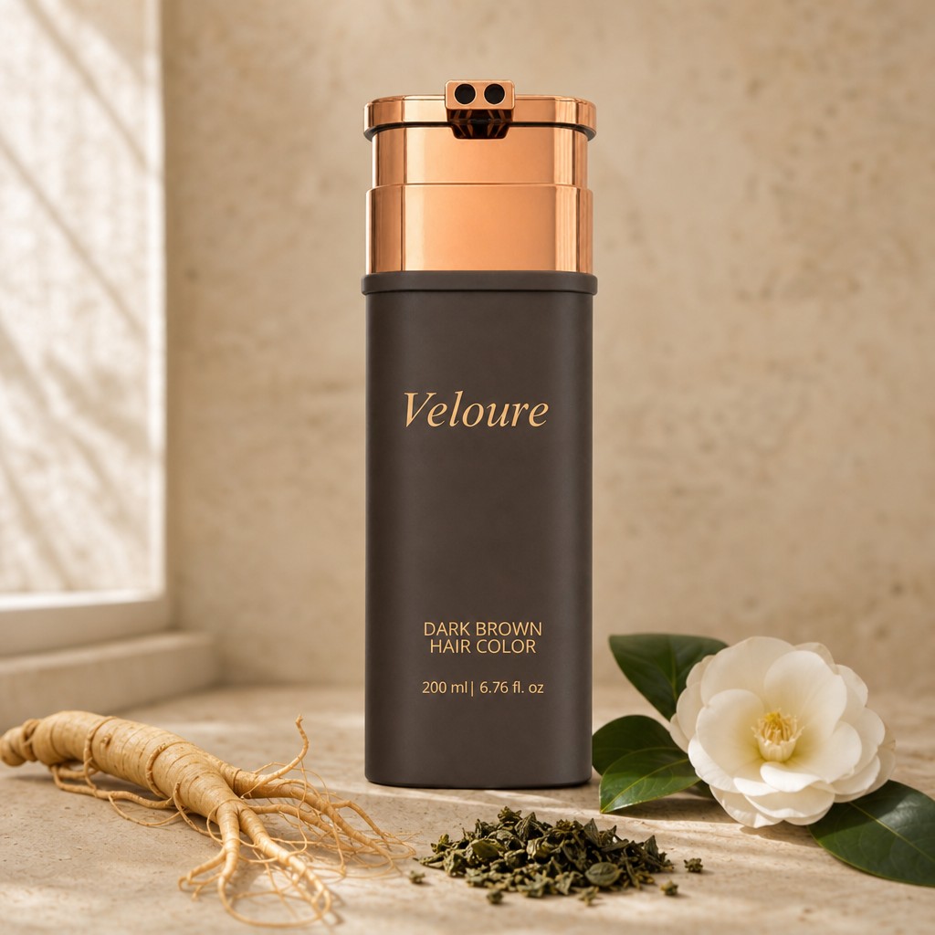 Veloure bottle with ginseng, green tea and camellia